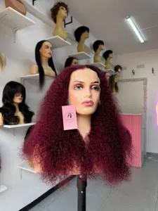 Pixie curl burgundy 20 inch