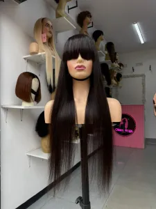 Fringe wig 22 inch Straight