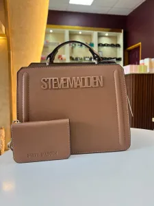 Steve Madden Women's Natural Bevelyn Convertible Crossbody Bag