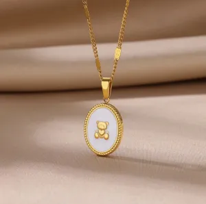 Teddy Bear 🧸 Charm Necklace