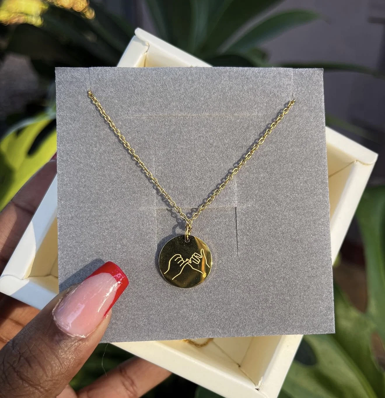 Pink Promise Necklace 🤙